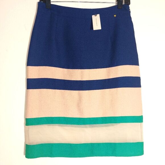 Anthropologie Harlyn Parfait Colorblock Knee-Length Pencil Skirt Size S NWT - Picture 5 of 12